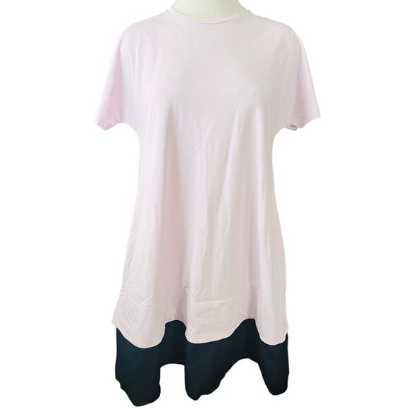 COS Dress With Contrast Hem Pink/Navy Size Small NWOT - Picture 3 of 10